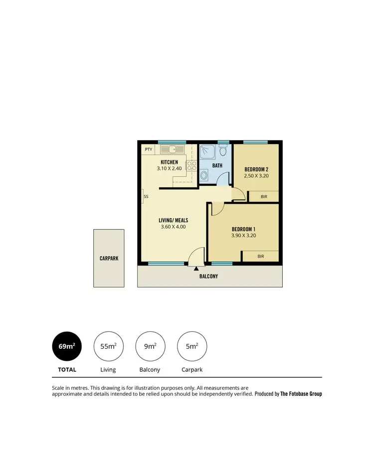 Floorplan of Homely unit listing, 17/50 Adelphi Crescent, Glenelg North SA 5045