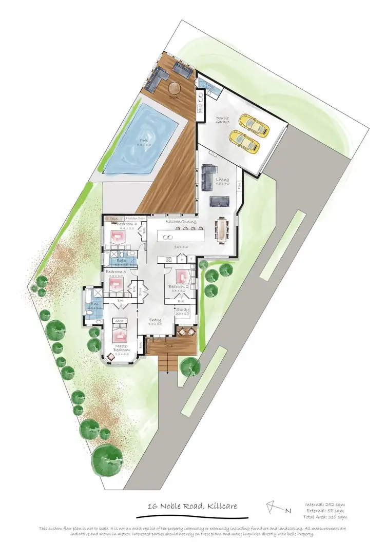 Floorplan of Homely house listing, 16 Noble Road, Killcare NSW 2257