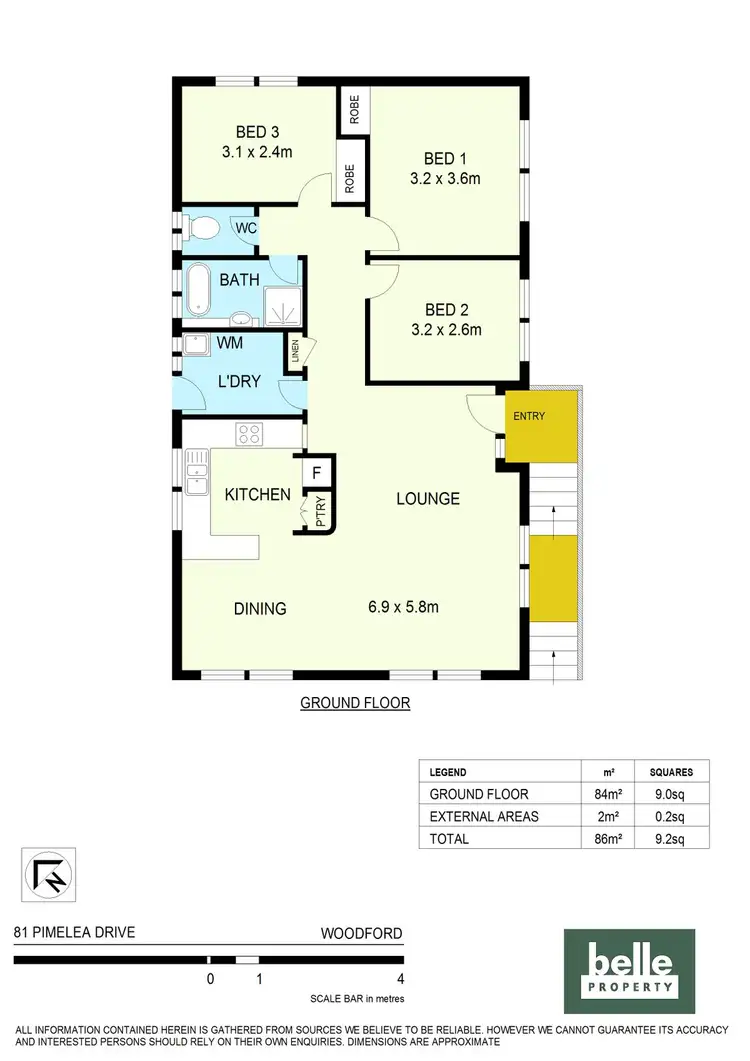 Floorplan of Homely house listing, 81 Pimelea Drive, Woodford NSW 2778