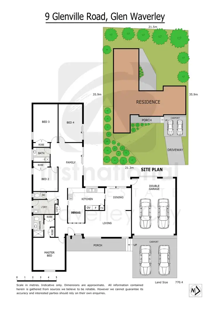 Floorplan of Homely house listing, 9 Glenville Road, Glen Waverley VIC 3150