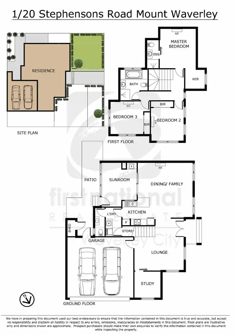 Floorplan of Homely townhouse listing, 1/20 Stephensons Road, Mount Waverley VIC 3149