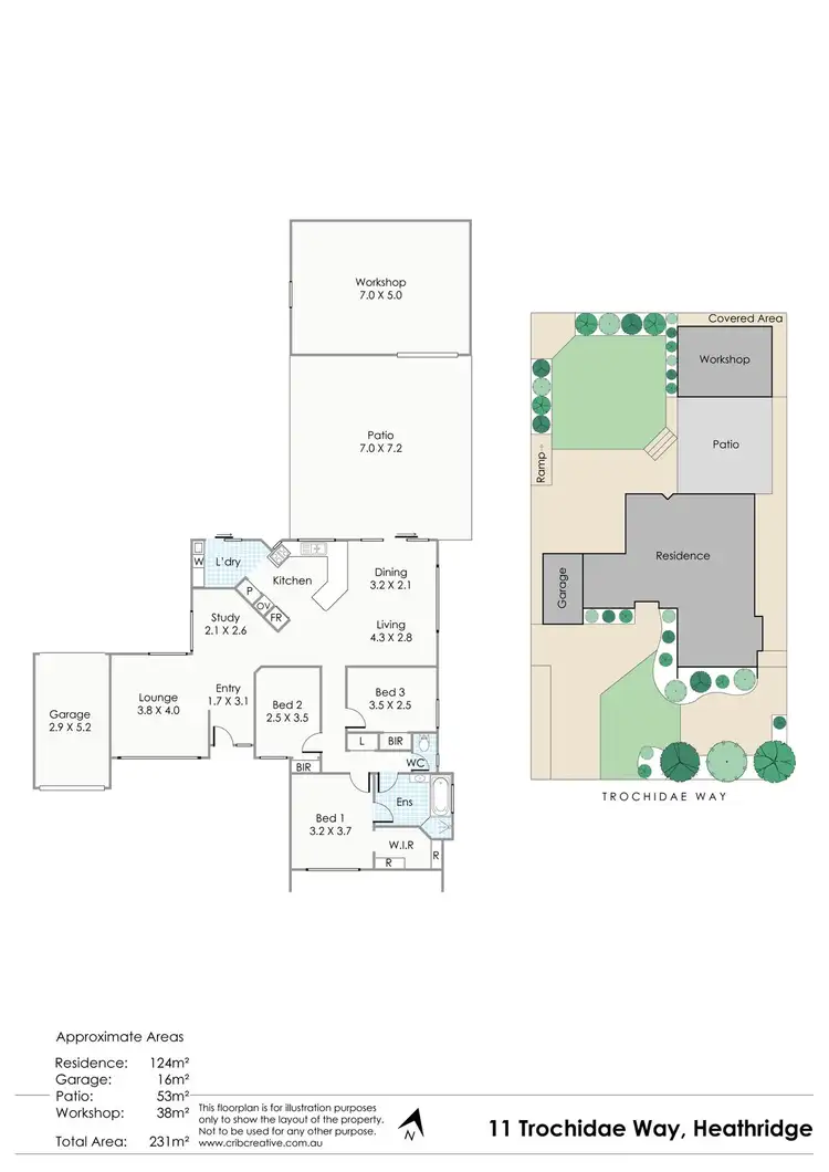 Floorplan of Homely house listing, 11 Trochidae Way, Heathridge WA 6027