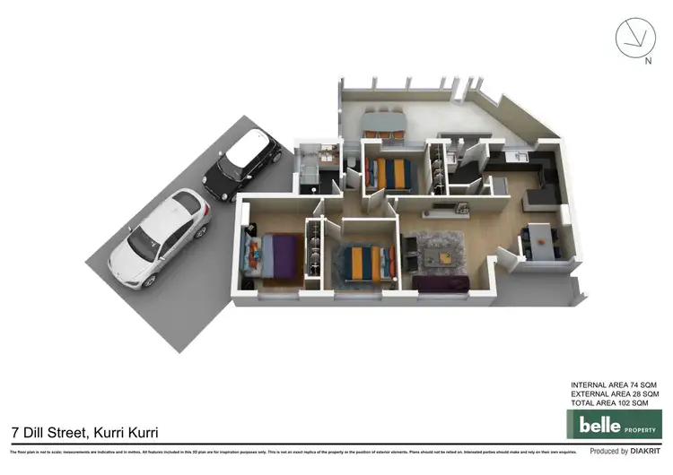 Floorplan of Homely house listing, 7 Dill Street, Kurri Kurri NSW 2327
