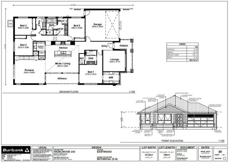 Floorplan of Homely house listing, 8 Saverio Boulevard, Angle Vale SA 5117