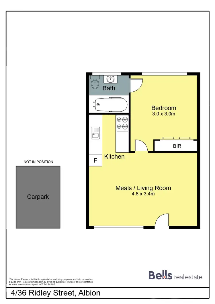 Floorplan of Homely apartment listing, 4/36 Ridley Street, Albion VIC 3020
