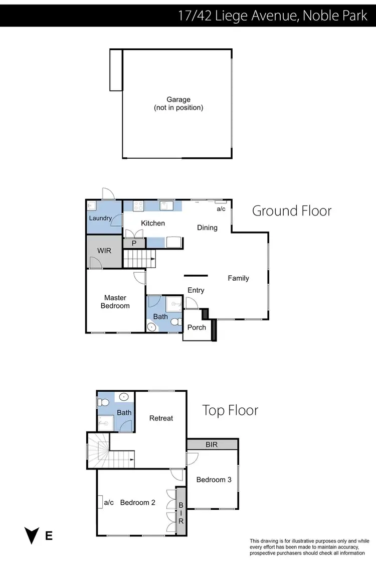 Floorplan of Homely townhouse listing, 17/42 Liege Avenue, Noble Park VIC 3174