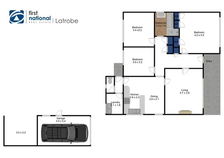 Floorplan of Homely house listing, 30A Mabel Street, Traralgon VIC 3844