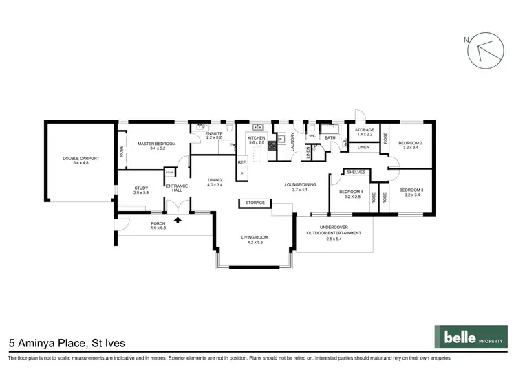Floorplan of Homely house listing, 5 Aminya Place, St Ives NSW 2075