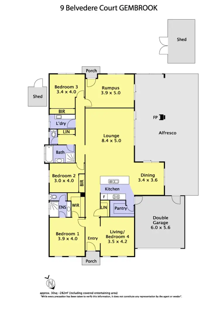 Floorplan of Homely house listing, 9 Belvedere Court, Gembrook VIC 3783