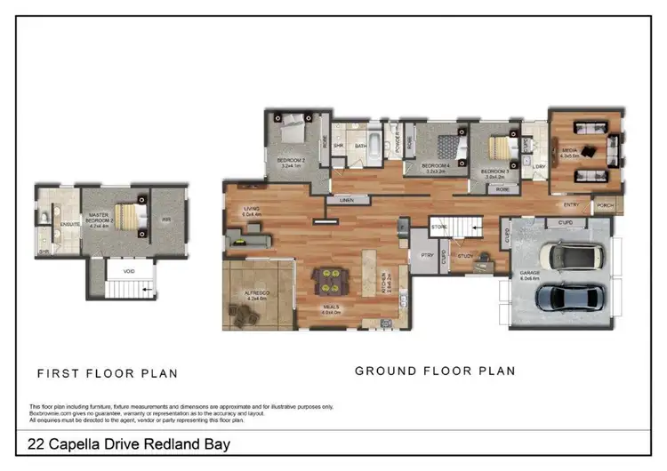 Floorplan of Homely house listing, 22 Capella Drive, Redland Bay QLD 4165