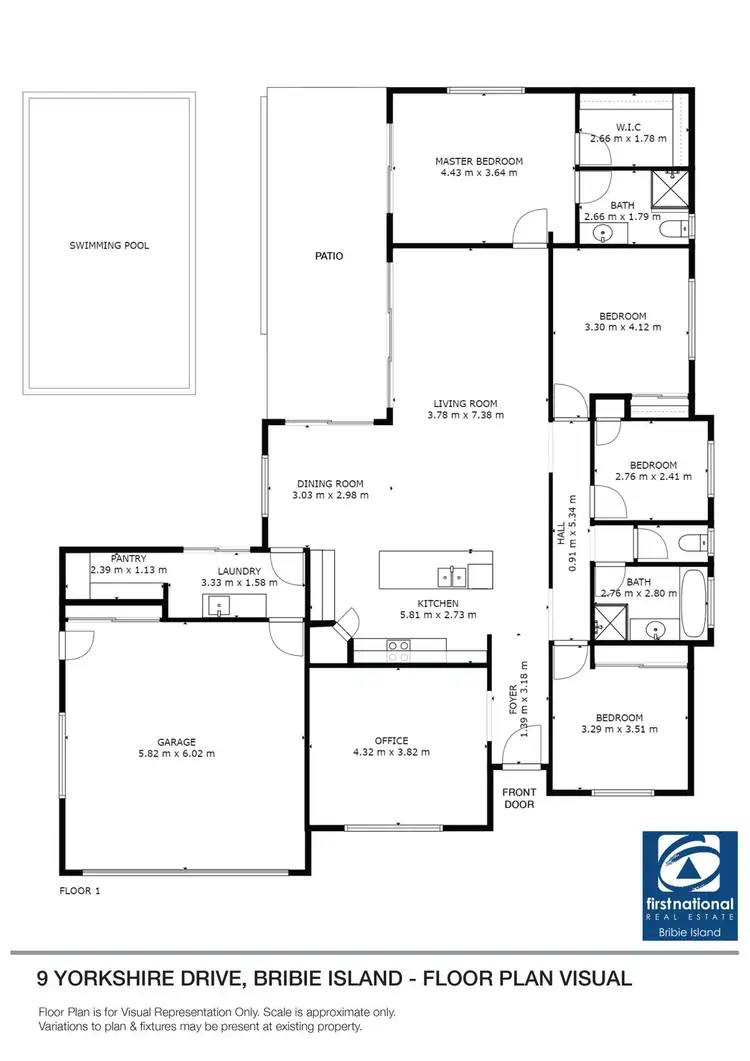 Floorplan of Homely house listing, 9 Yorkshire Drive, Banksia Beach QLD 4507