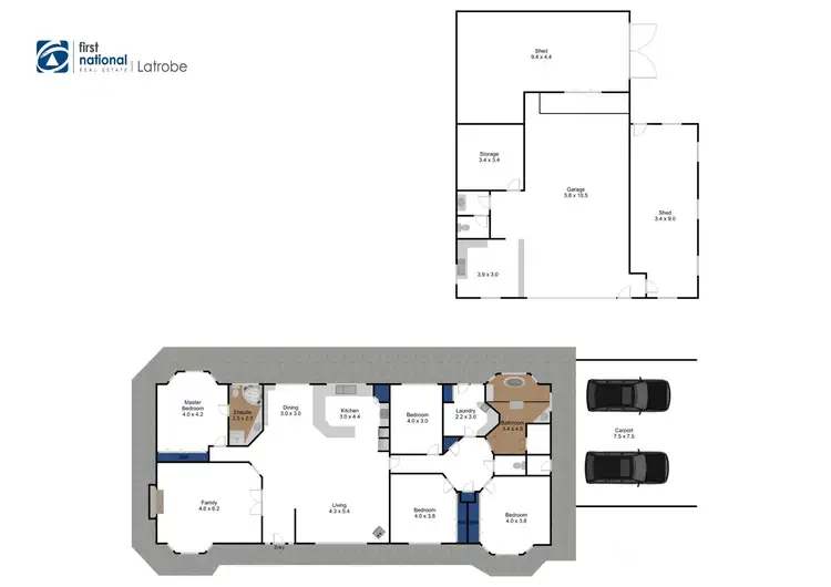 Floorplan of Homely rural property listing, 65 Widows Lane, Traralgon East VIC 3844