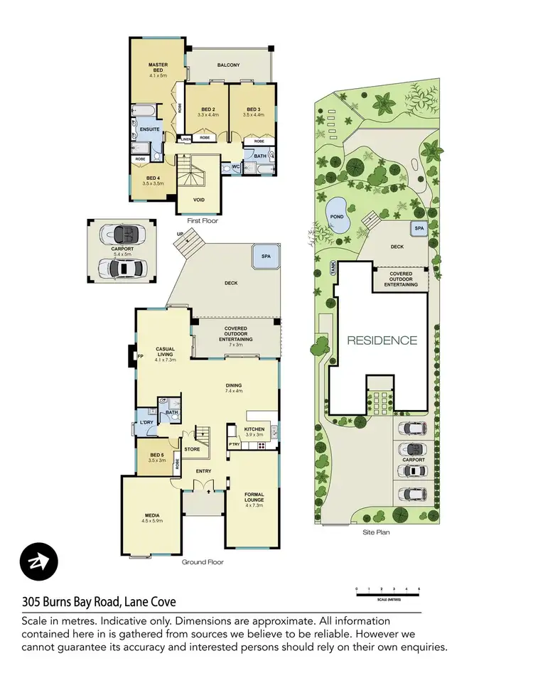 Floorplan of Homely house listing, 305 Burns Bay Road, Lane Cove NSW 2066