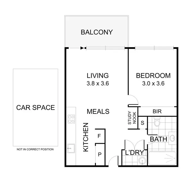Floorplan of Homely apartment listing, 113/16 Lomandra Drive, Clayton South VIC 3169