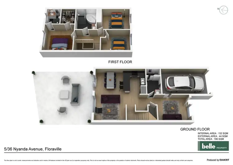 Floorplan of Homely house listing, 5/36 Nyanda Avenue, Floraville NSW 2280