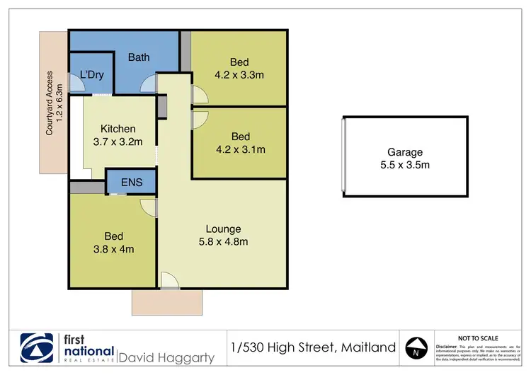 Floorplan of Homely house listing, 1/530. High Street, Maitland NSW 2320