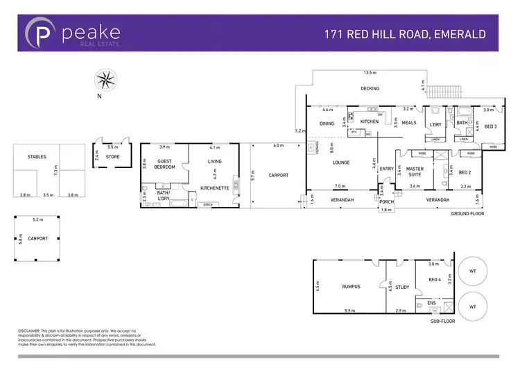 Floorplan of Homely house listing, 171 Red Hill Road, Beaconsfield Upper VIC 3808