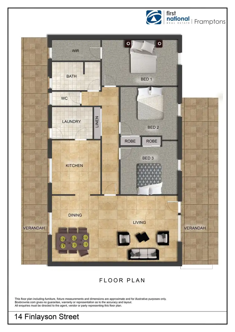 Floorplan of Homely house listing, 14 Finlayson Street, Gillen NT 870