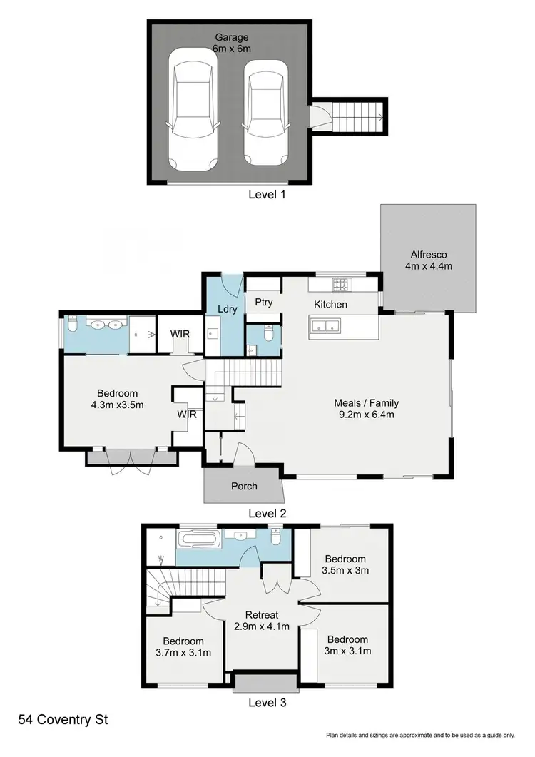 Floorplan of Homely house listing, 54 Coventry Street, Hawthorne QLD 4171