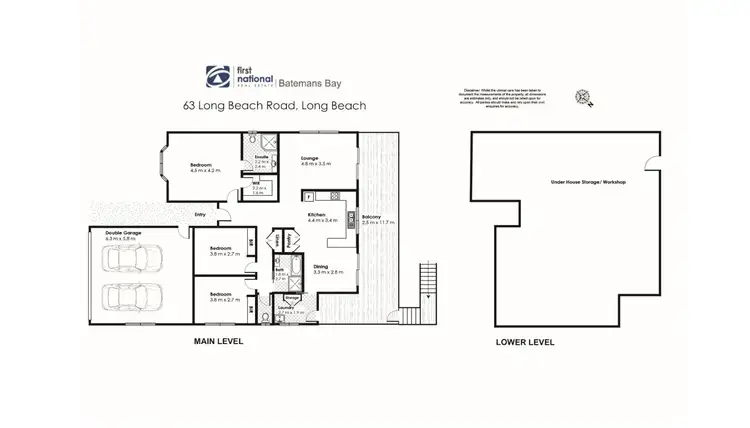 Floorplan of Homely house listing, 63 Long Beach Road, Long Beach NSW 2536