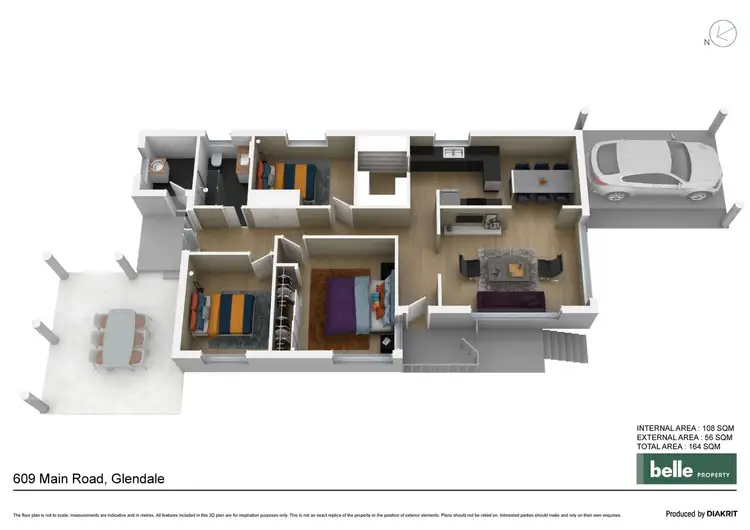 Floorplan of Homely house listing, 609 Main Road, Glendale NSW 2285