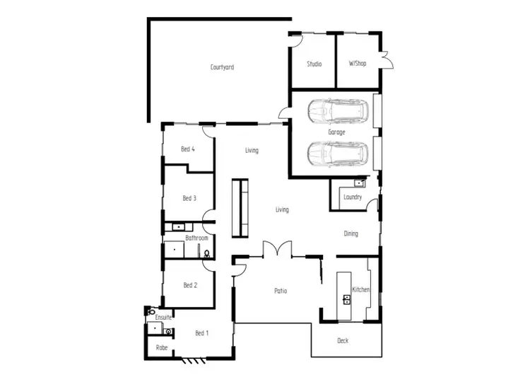 Floorplan of Homely house listing, 21-23 Joseph Banks Close, Kewarra Beach QLD 4879