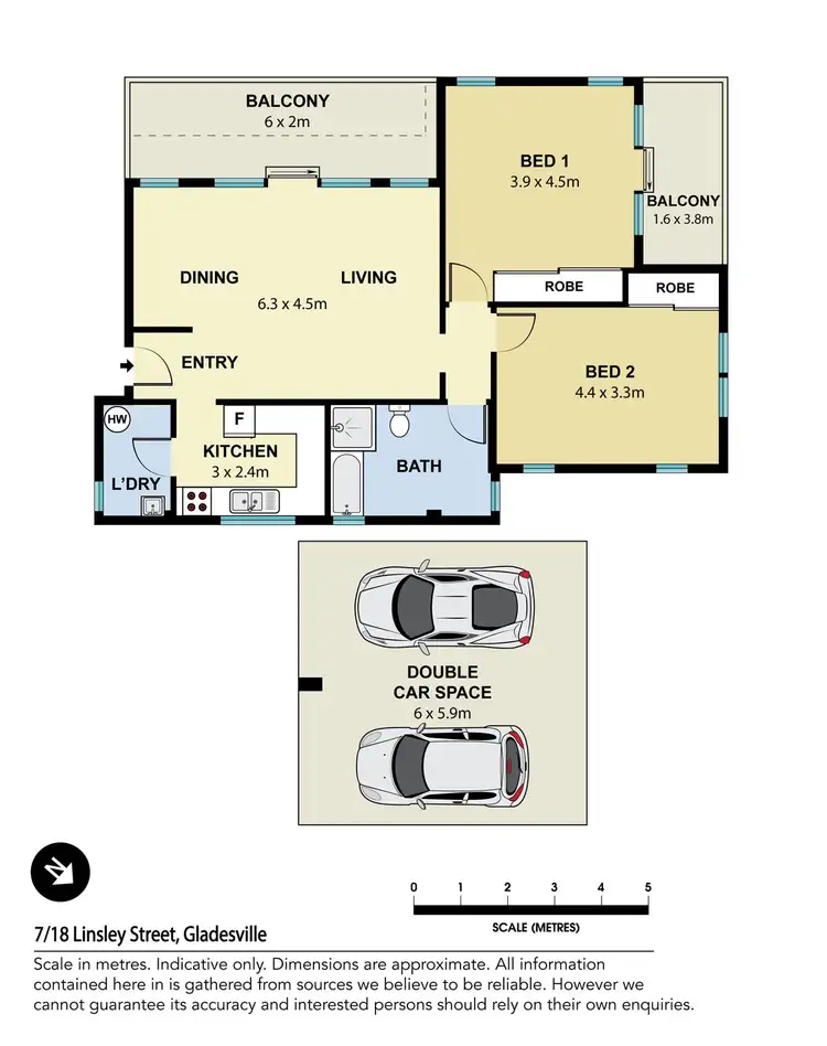 Floorplan of Homely apartment listing, 7/18 Linsley Street, Gladesville NSW 2111