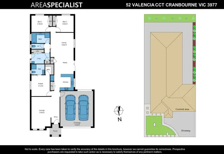 Floorplan of Homely house listing, 52 Valencia Cct, Cranbourne VIC 3977