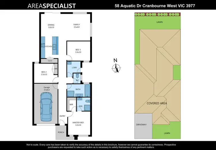 Floorplan of Homely house listing, 58 Aquatic Drive, Cranbourne West VIC 3977