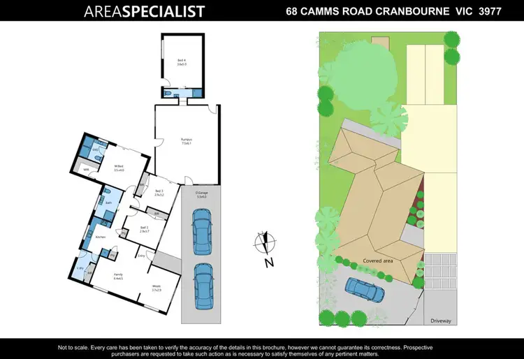 Floorplan of Homely house listing, 68 Camms Road, Cranbourne VIC 3977