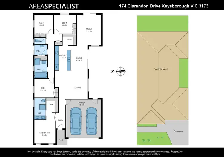 Floorplan of Homely house listing, 174 Clarendon Drive, Keysborough VIC 3173