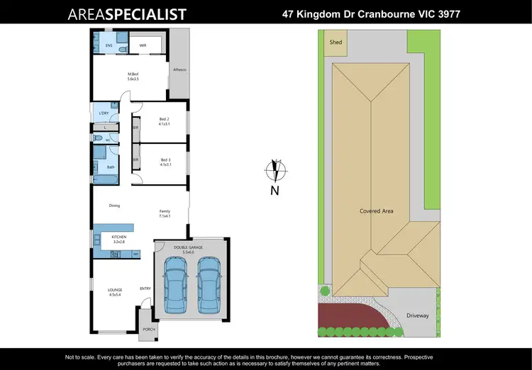 Floorplan of Homely house listing, 47 Kingdom Drive, Cranbourne VIC 3977