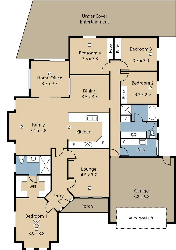 Floorplan of Homely house listing, 18 Amaretti Way, Munno Para West SA 5115