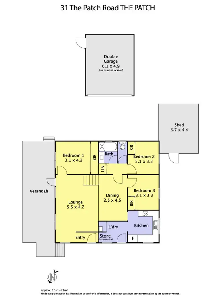 Floorplan of Homely house listing, 31 The Patch Road, The Patch VIC 3792
