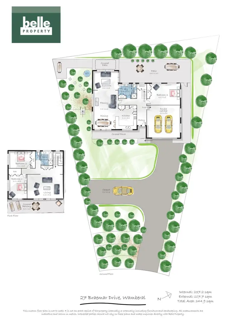Floorplan of Homely house listing, 27 Braemar Drive, Wamberal NSW 2260