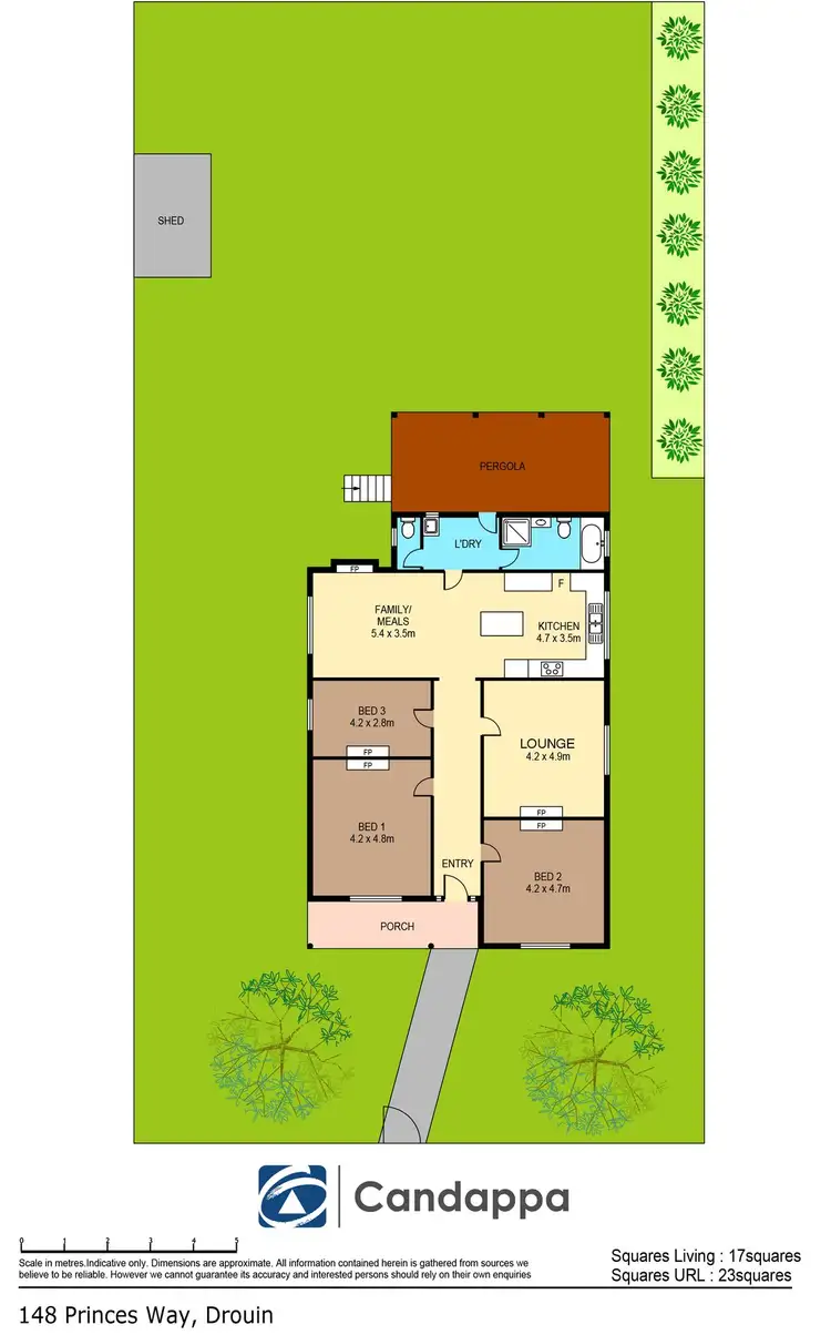 Floorplan of Homely house listing, 148 Princes Way, Drouin VIC 3818