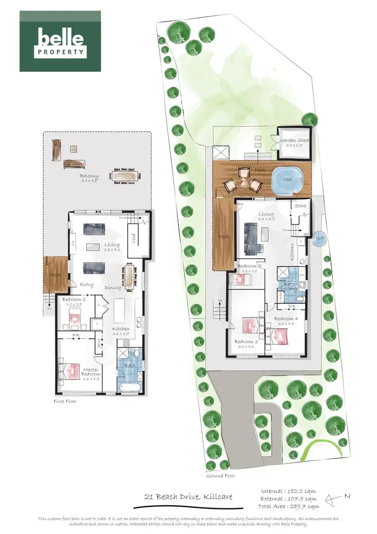 Floorplan of Homely house listing, 21 Beach Drive, Killcare NSW 2257