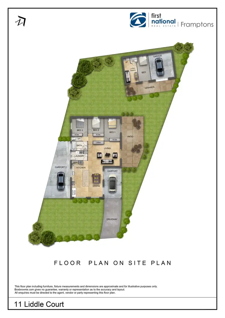 Floorplan of Homely house listing, 11 Liddle Court, Sadadeen NT 870