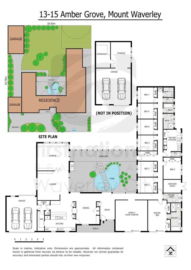 Floorplan of Homely house listing, 13-15 Amber Grove, Mount Waverley VIC 3149