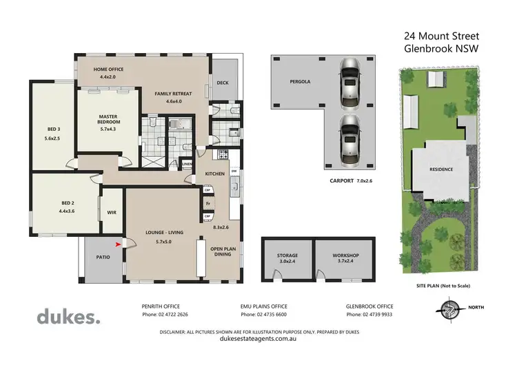 Floorplan of Homely house listing, 24 Mount Street, Glenbrook NSW 2773