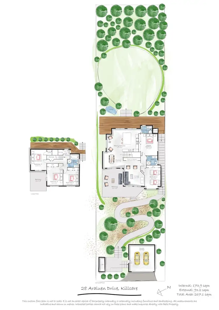 Floorplan of Homely house listing, 28 Araluen Drive, Killcare NSW 2257