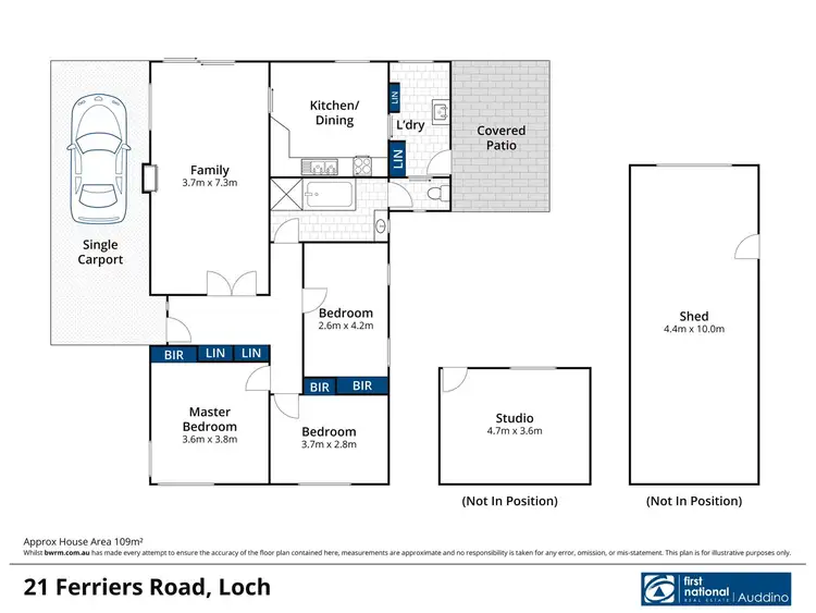 Floorplan of Homely house listing, 21 Ferriers Road, Loch VIC 3945