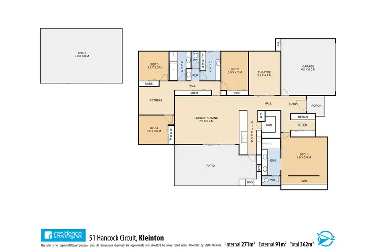 Floorplan of Homely house listing, 51 Hancock Circuit, Kleinton QLD 4352
