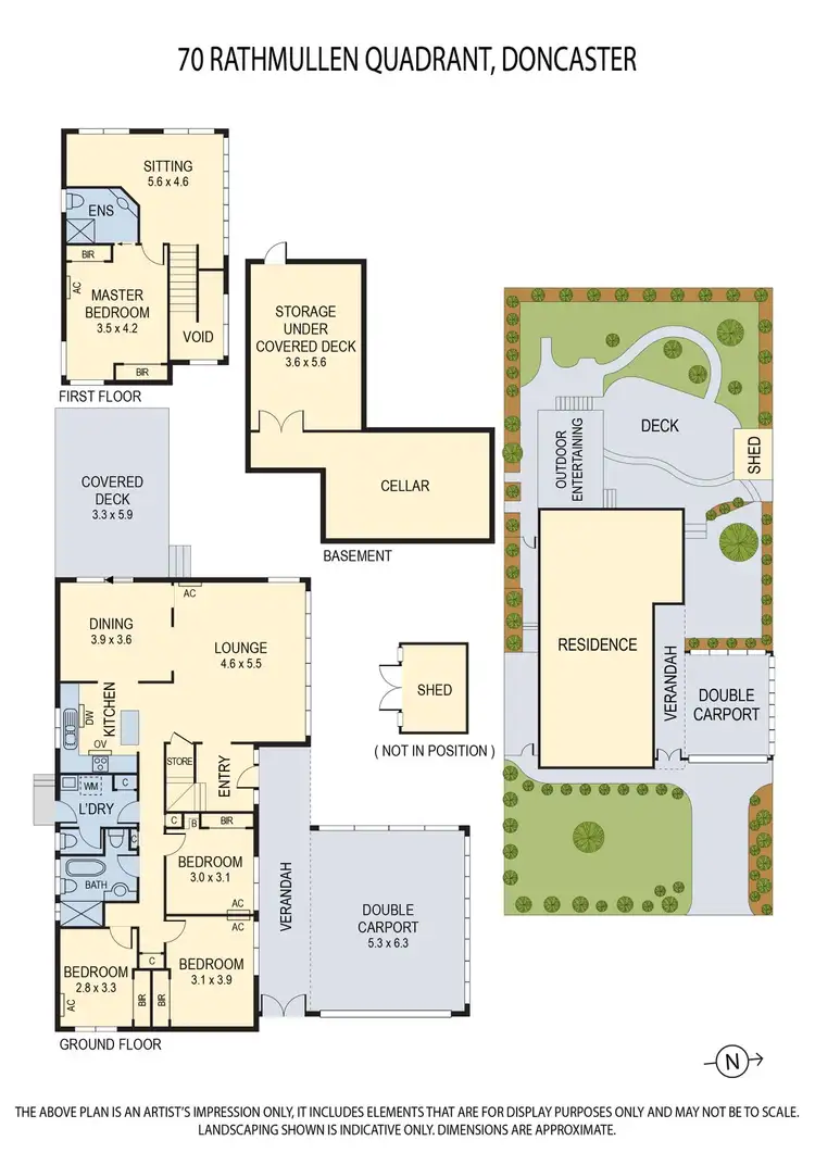 Floorplan of Homely house listing, 70 Rathmullen Quadrant, Doncaster VIC 3108