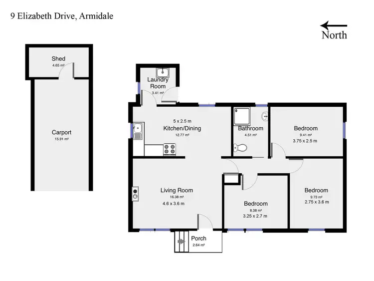 Floorplan of Homely house listing, 9 Elizabeth Street, Armidale NSW 2350