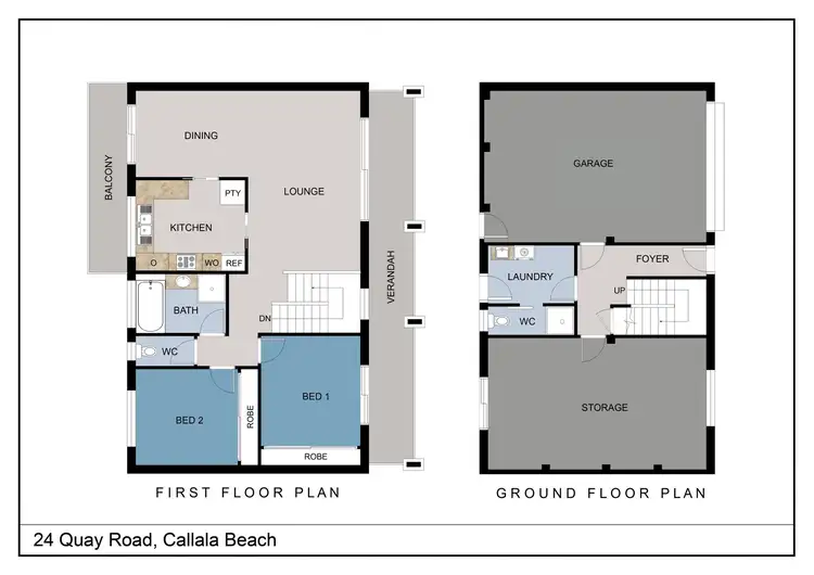 Floorplan of Homely house listing, 24 Quay Road, Callala Beach NSW 2540