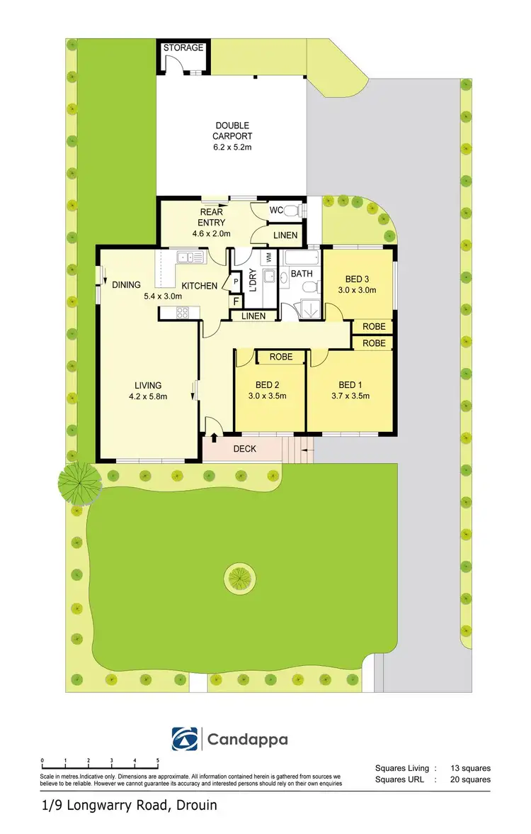 Floorplan of Homely house listing, 1/9 Longwarry Road, Drouin VIC 3818