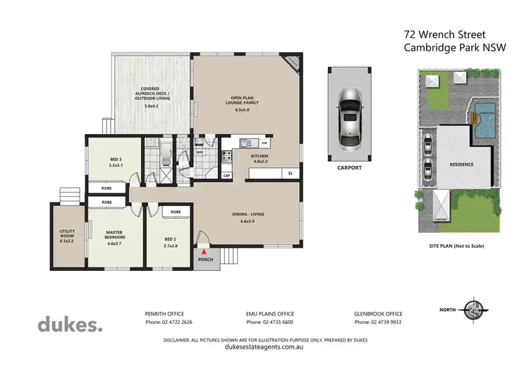 Floorplan of Homely house listing, 72 Wrench Street, Cambridge Park NSW 2747