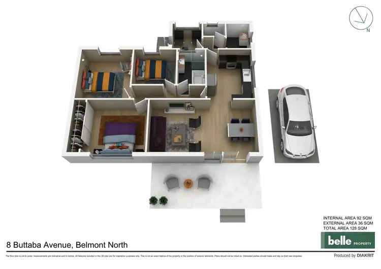 Floorplan of Homely house listing, 8 Buttaba Avenue, Belmont North NSW 2280