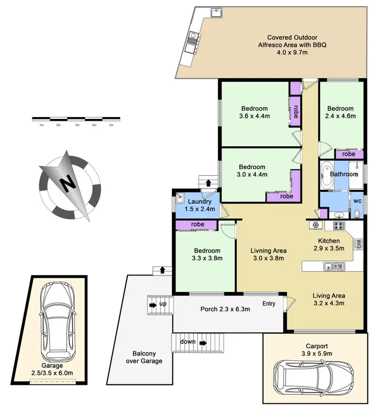Floorplan of Homely house listing, 23 Princes Avenue, Charlestown NSW 2290